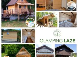 Glamping Laze, cabin in Gorenja Vas