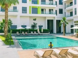 Sublime appart famillial Rdc calme avec piscine et gardien natura living mohammedia