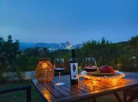 Private Meteora Panorama Garden Villa