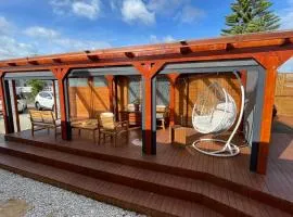 Near the Airport Cozy Cabin Style Entire Tiny Home