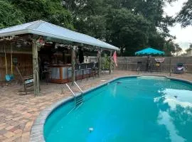 Jan's Oasis Family Retreat Pool Bar Games & Fun
