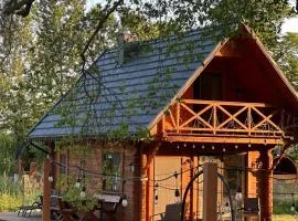 Poleskie zacisze, domek czapla na wyłączność, kominek, balia,sauna
