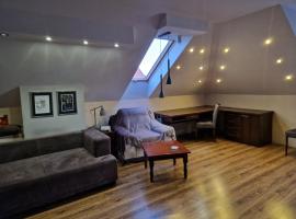 Szary odpoczynek na piętrze - wieś Pogórze, ξενοδοχείο σε Pogórze