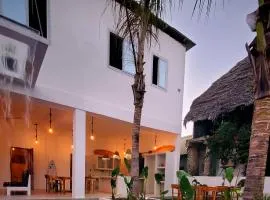 Luxury entire Private Villa Paje Beach Zanzibar TV WIFI AC private garden and cascading waterfall pool steps to the beach and amentites