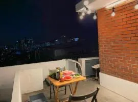 Namsan View Rooftop in Haebangchon