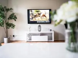 Zentrale City Wohnung in Leimen Netflix, Küche und Boxspring-Komfort