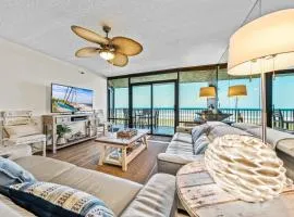 Updated direct oceanfront condo with large private balcony and a beachfront pool