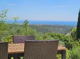 Appartement VUE MER an der Côte d'Azur für 2-3 Personen mit Gartenanteil