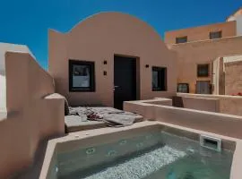 AKRI santorini with heated jacuzzi