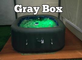 Gray Box, kapslový hotel v destinaci San Juan