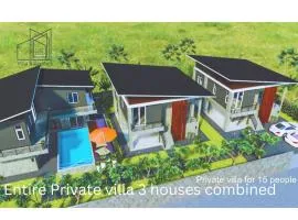 Villa Rajapruek Entire 3 villas 7 bedrooms near Airport