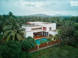 StayVista at Azure Bliss with Huge Pool, BBQ, Wi-Fi