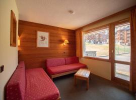 Studio divisible avec terrasse, animaux acceptés - FR-1-291-783, hotel en Valmorel