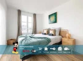 Le Mana, 7 pers 2 chambres 12min Disneyland Paris