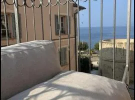 Apartment in Ile Rousse with sea view