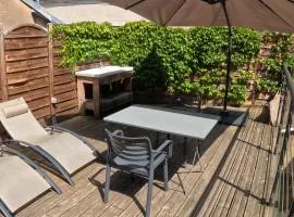 Duplex en hyper centre de Beaugency avec terrasse privée