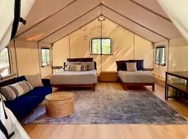 Blue Heron's Nest - Glamping Tent in the Gorge with AC