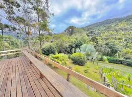 Casa com vista para as montanhas