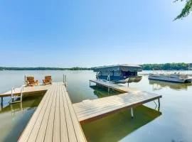 Furnished Deck with Views Mukwonago Lake House!