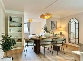 HyggeLiving - DELUXE - 90qm - Balkon - Gartenblick - 55 Zoll TV - Boxspringbetten - Hunde - Kinder - Fahrradkeller