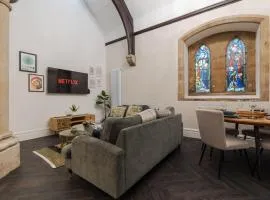 Rare Historic Church Stained Glass Parking