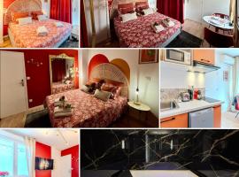 Prestige Jacuzzi & Clim, parking - Roanne centre-ville, hotel v destinaci Roanne