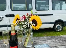 Quiet peaceful relaxing off grid Campervan Seaview and Ponies