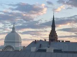 Útulný byt v centru s velkou terasou