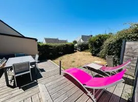 Maisonnette 4 pers- Piscine commune - Plage à 500 m- AESA