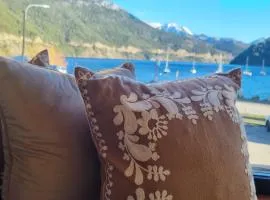 CABAÑA FRENTE al LAGO, unidades CON VISTA AL LAGO Y SIN vista al lago