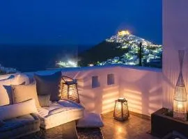 Elegant Astypalaia Villa Villa Ble Air Conditioning Hot Tub 2 Bedrooms Chora