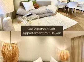 Das Alpenzeit Loft mit Balkon und Grimmingblick
