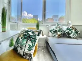 Maison partagée 7 chambres à Mons en Baroeul avec jardin