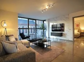 Chic Loft Facing Neo-Gothic Church