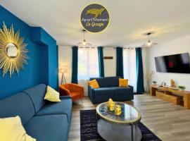 Le Spacieux à Saint-Omer - 2 chambres, centre et gare à pied, parking privé gratuit, Hotel in Saint-Omer