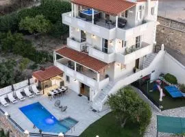 Luxurious Villa Kirianna - Private Pool, Jacuzzi, Sauna, & Gym - 13km to Rethymno center