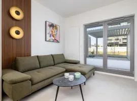Bright Studio in Katowice with Parking, Sauna & Gym by Noclegi Renters