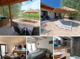Domek Loft z Balią Jacuzzi i sauną na wyłączność Dowspuda