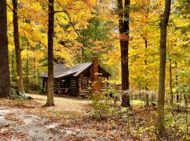 Hot Tub and Deck Cabin Hideaway in Brown County, ξενοδοχείο σε Nineveh