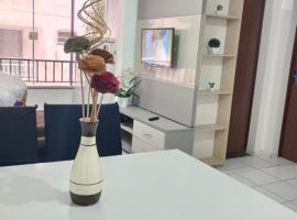 Apartamento 2 km da praia do Aracagir,próx da av dos holandeses Cond bella Cintra prime, alojamento com cozinha em São Luís