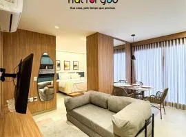 #1401S# Flat decorado e completo no Setor Bueno
