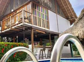 Habitación doble con piscina en Palomino