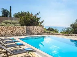Endearing Kefalonia Villa 3 Bedrooms Villa Afrato Sea View Private Pool & Wonderful Sea View Trapezaki
