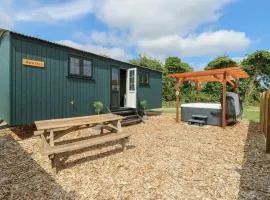 Luxury Shepherd Hut with Private Hot Tub