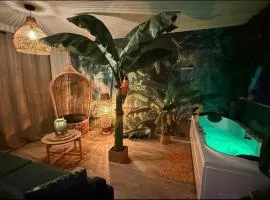 Lodge de la Jungle avec Spa