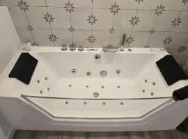 Vintage duplex with jacuzzi