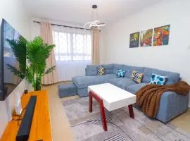 Modern 3BR Apartment near JKIA and SGR with Free Parking