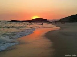 Pousada por do sol