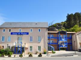 Hotel Du Rocher, hotel dengan parking di Le Caylar