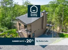 Chalet Aube with Spa, Beach & Lake